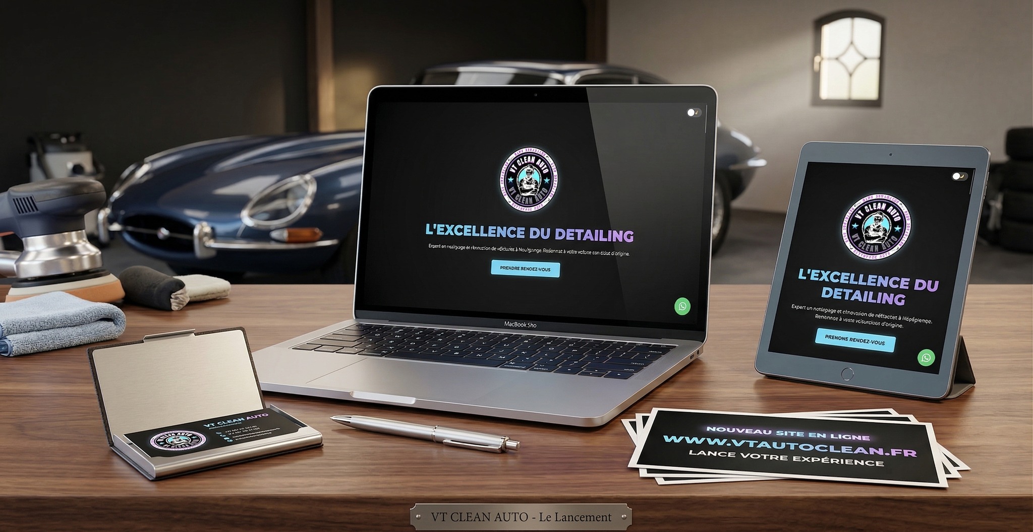 Site Internet VTClean — réalisation Sarreinfo
